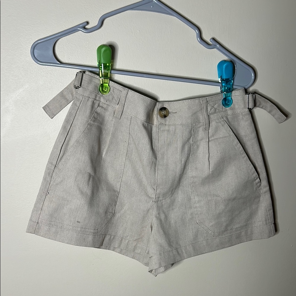 Forever 21 Tan High Waist Shorts